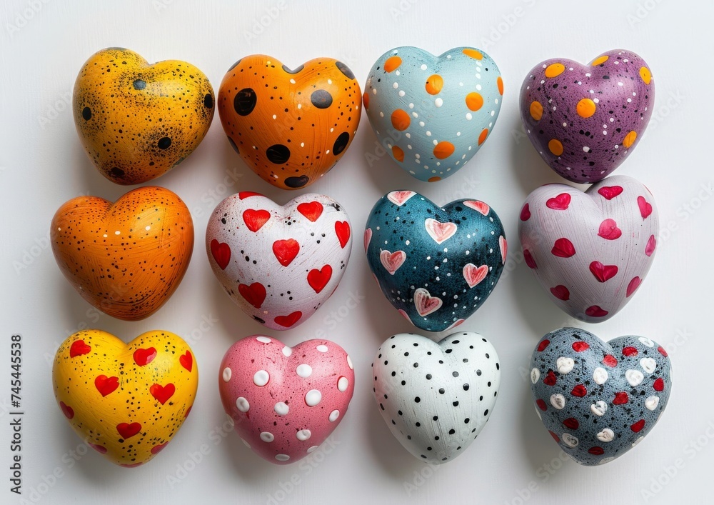 Heartfelt Easter Egg Designs. Happy Easter!