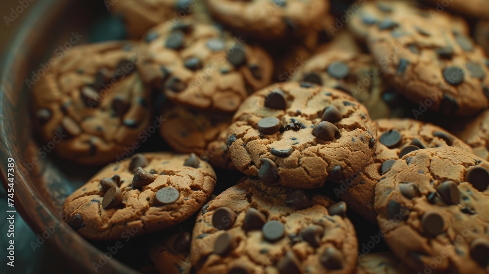 cookies with chocolate cookies with chocolate