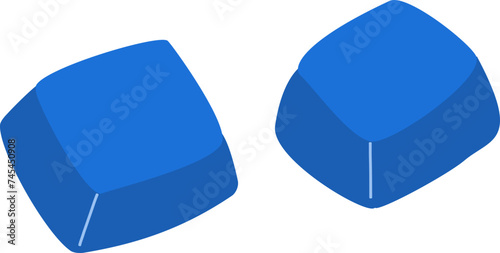 2 empty computer keyboard button