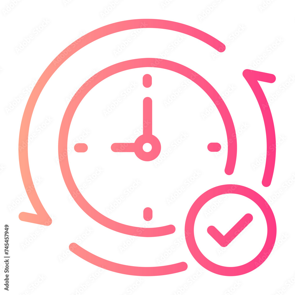 routine gradient icon routine gradient icon