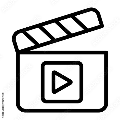clapperboard icon