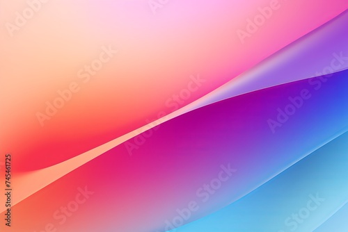 Abstract Color Transition, Blurred Rainbow Gradient Background for Modern Poster