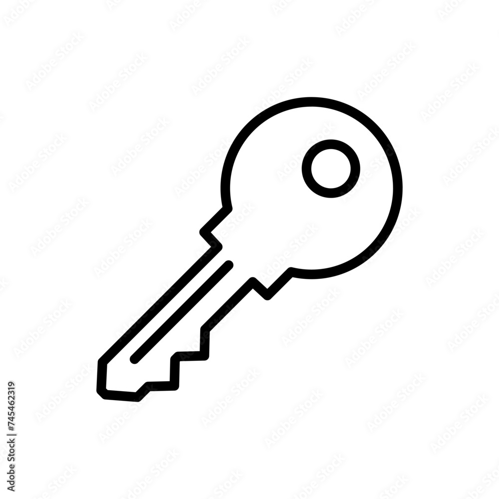Key icon vector. Key vector icon. Key symbol Key icon vector. Key vector icon. Key symbol