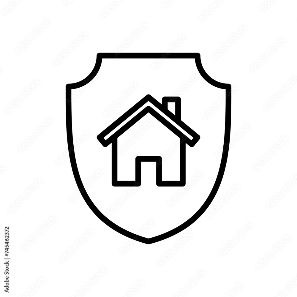 home insurance icon vector. home protection icon home insurance icon vector. home protection icon