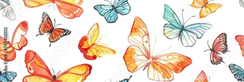 cute butterfly background