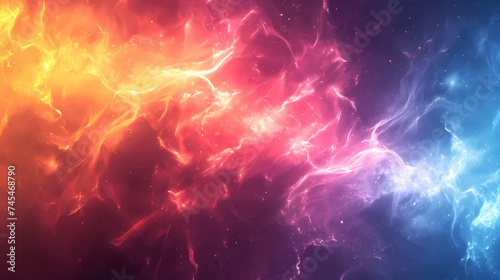 abstract fire background loop, Vibrant Cosmic Fusion: Abstract Color Extravaganza © Bogdan