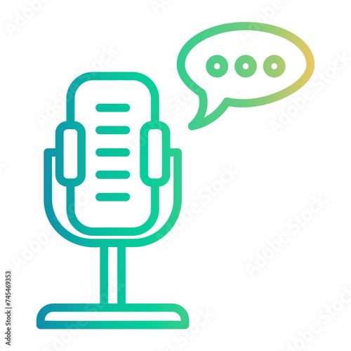 conversation podcast icon