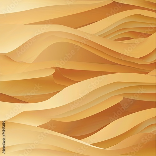 Vector Seamless Sand Dune Background Texture, Tileable