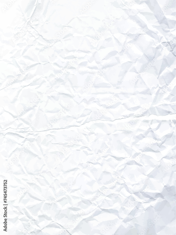 Background hoja de papel blanco arrugado y roto