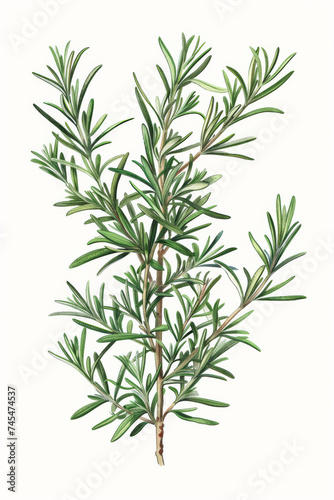Botanical Rosemary Depiction