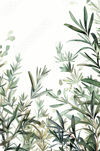 Botanical Rosemary Depiction