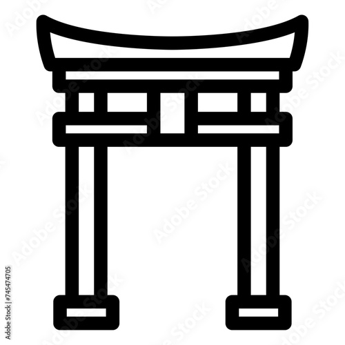 torii gate icon 