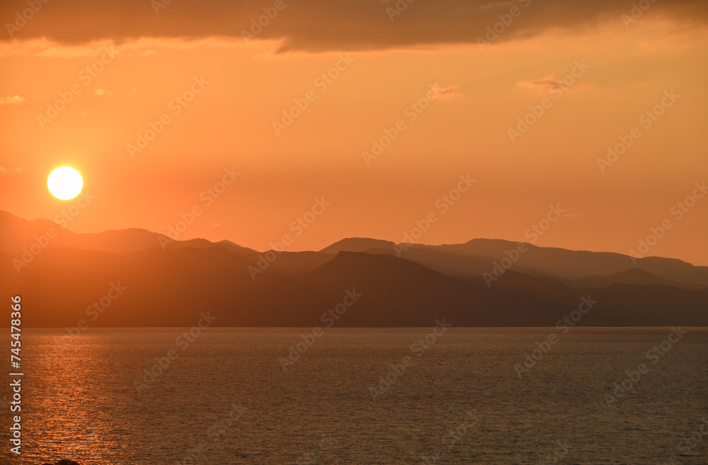 view of the mountains and sunset of the Mediterranean Sea in Cyprus 4