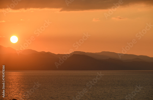 view of the mountains and sunset of the Mediterranean Sea in Cyprus 4 © Михаил Шорохов