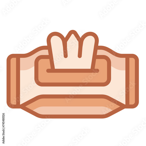 Wet Wipes Icon
