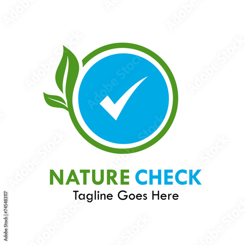 Free Download Nature check design logo template illustration - GFXLoad