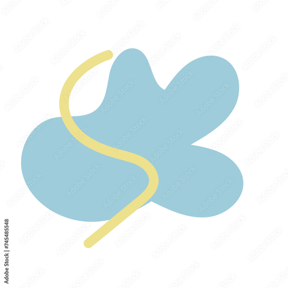 Abstract shapes vector decor Abstract shapes vector decor