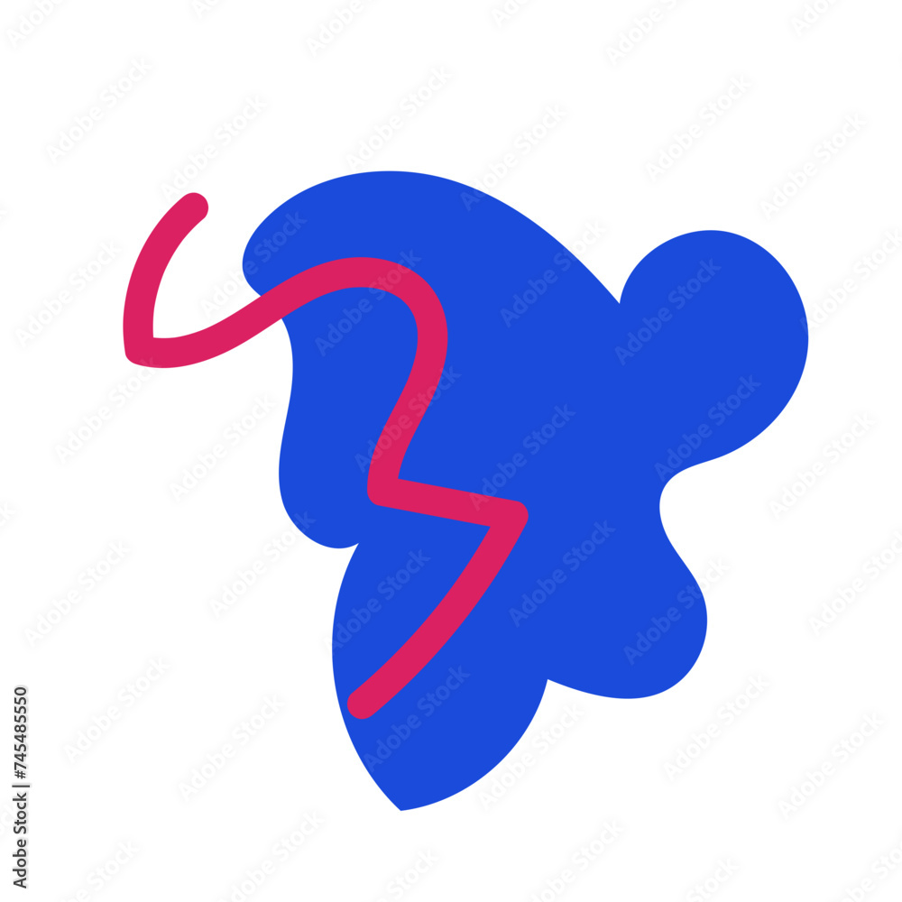 Abstract shapes vector decor Abstract shapes vector decor
