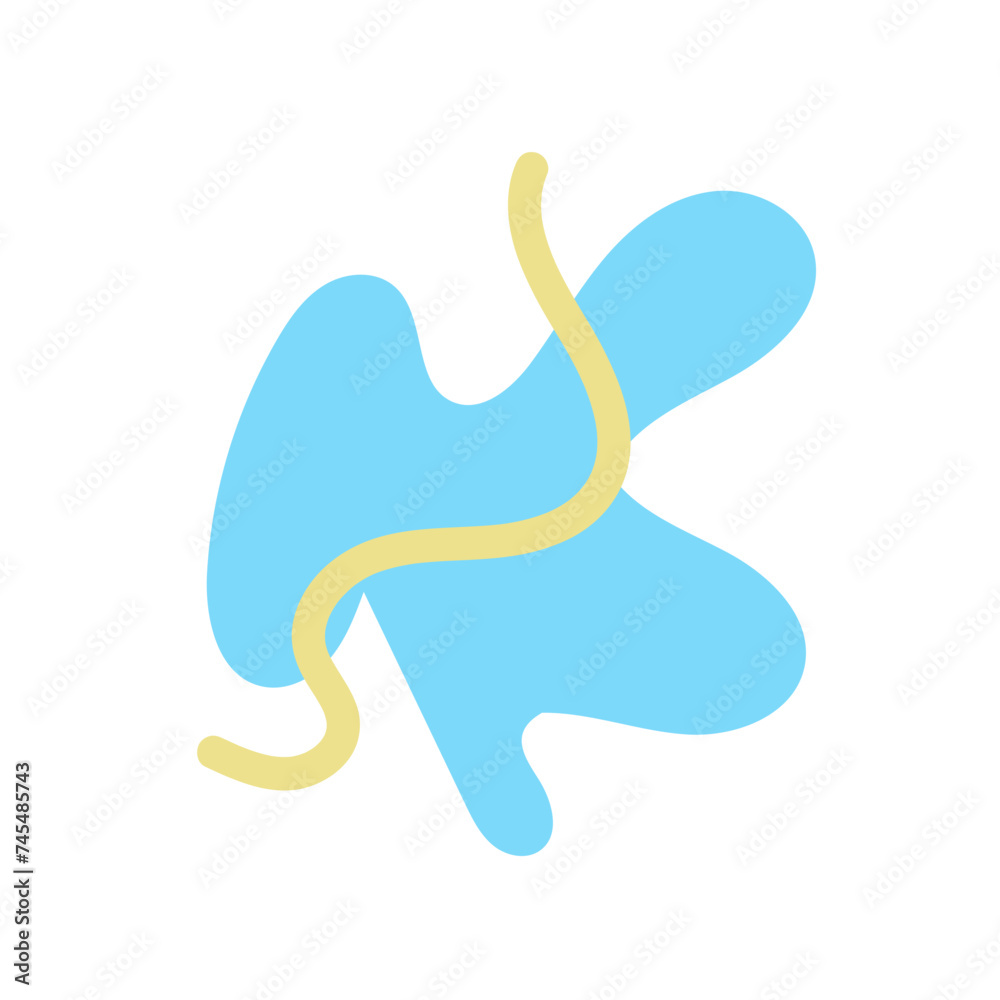 Abstract shapes vector decor Abstract shapes vector decor