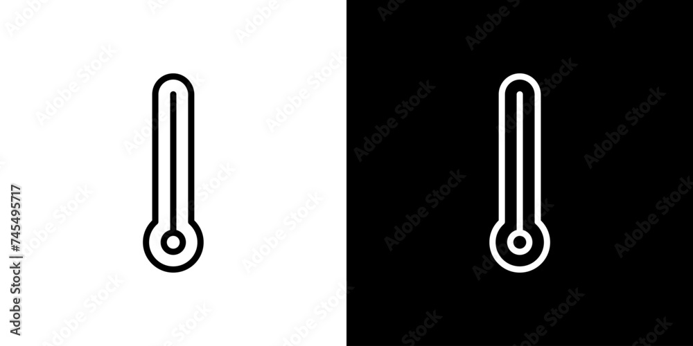 編集可能な温度計アイコン