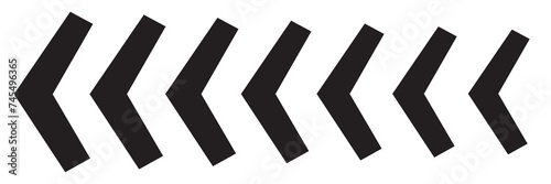 Arrow icon chevron doodle black line graphic design app logo. photo