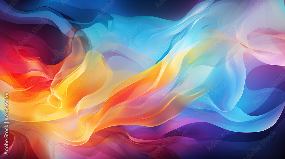 abstract colorful background with light blue, light orange, violet can be used as texture, background or wallpaper