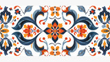 伝統的な部族のシームレスパターンの背景画像。カラフルで装飾的な画像。
Traditional tribal seamless pattern background image. Colorful and decorative images. [Generative AI]