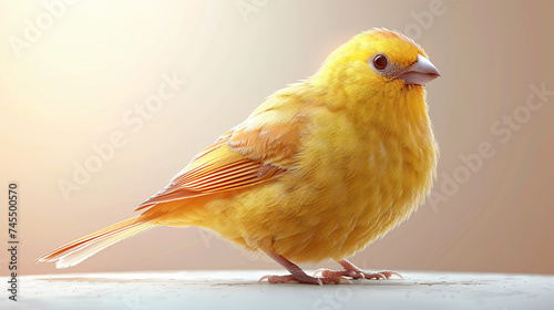 Yellow canary photo