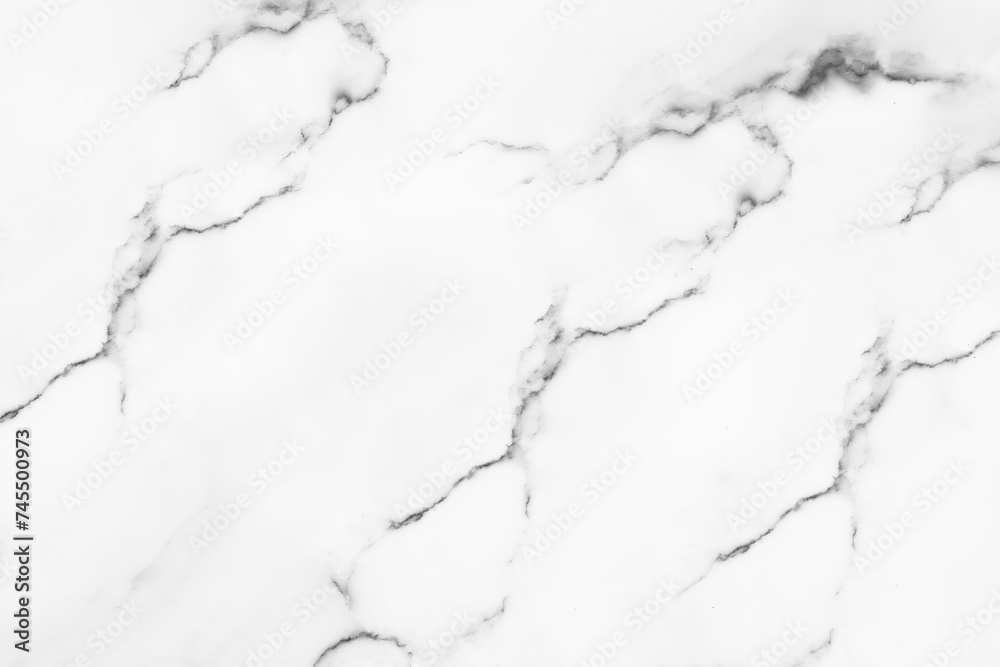 White marble texture with natural pattern for background or design art work.