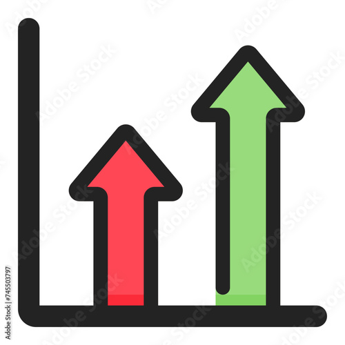 growth graph icon