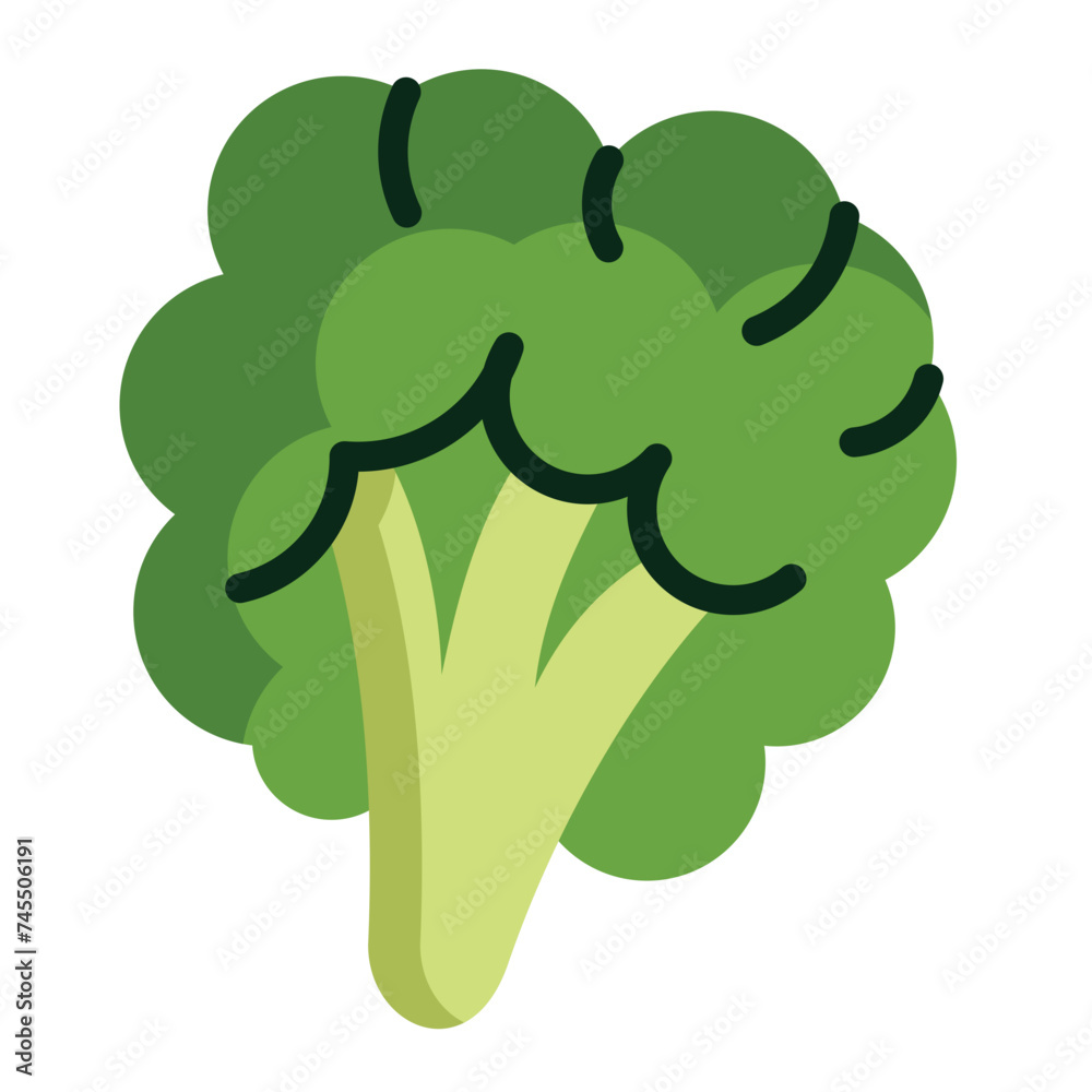 Obraz premium Broccoli Icon