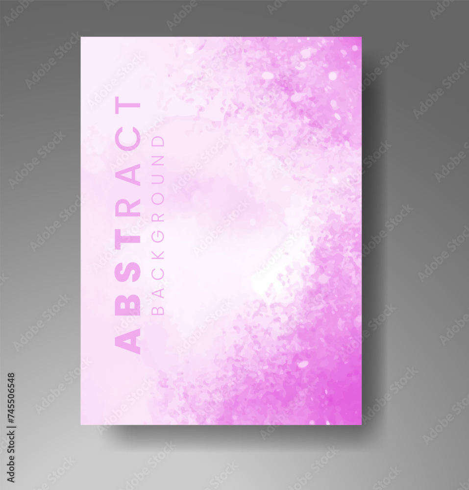 Fototapeta premium Cards with watercolor background. Design for your cover, date, postcard, banner, logo.