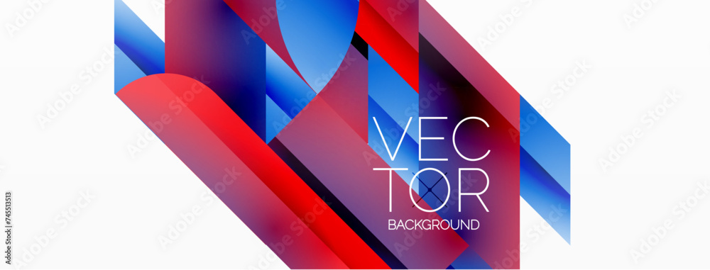 Dynamic abstract vector background. Harmonious fusion of circles, squares, and triangles. Geometric elements intertwine to create mesmerizing backdrop. Each shape contributes to kaleidoscope of forms Dynamic abstract vector background. Harmonious fusion of circles, squares, and triangles. Geometric elements intertwine to create mesmerizing backdrop. Each shape contributes to kaleidoscope of forms