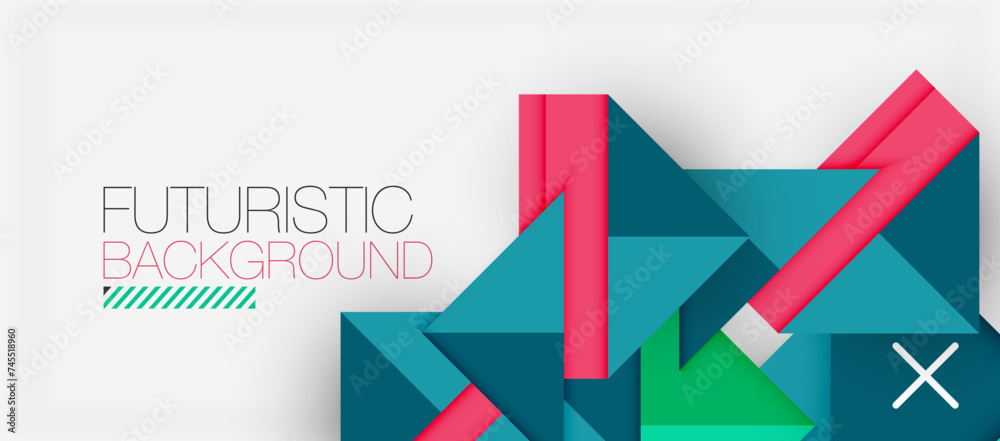 Triangle Vector Background Illustration For Wallpaper, Banner, Background, Card, Book Illustration, landing page