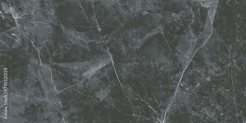 Black marble natural pattern for background, abstract natural marble black and white © Guoqing