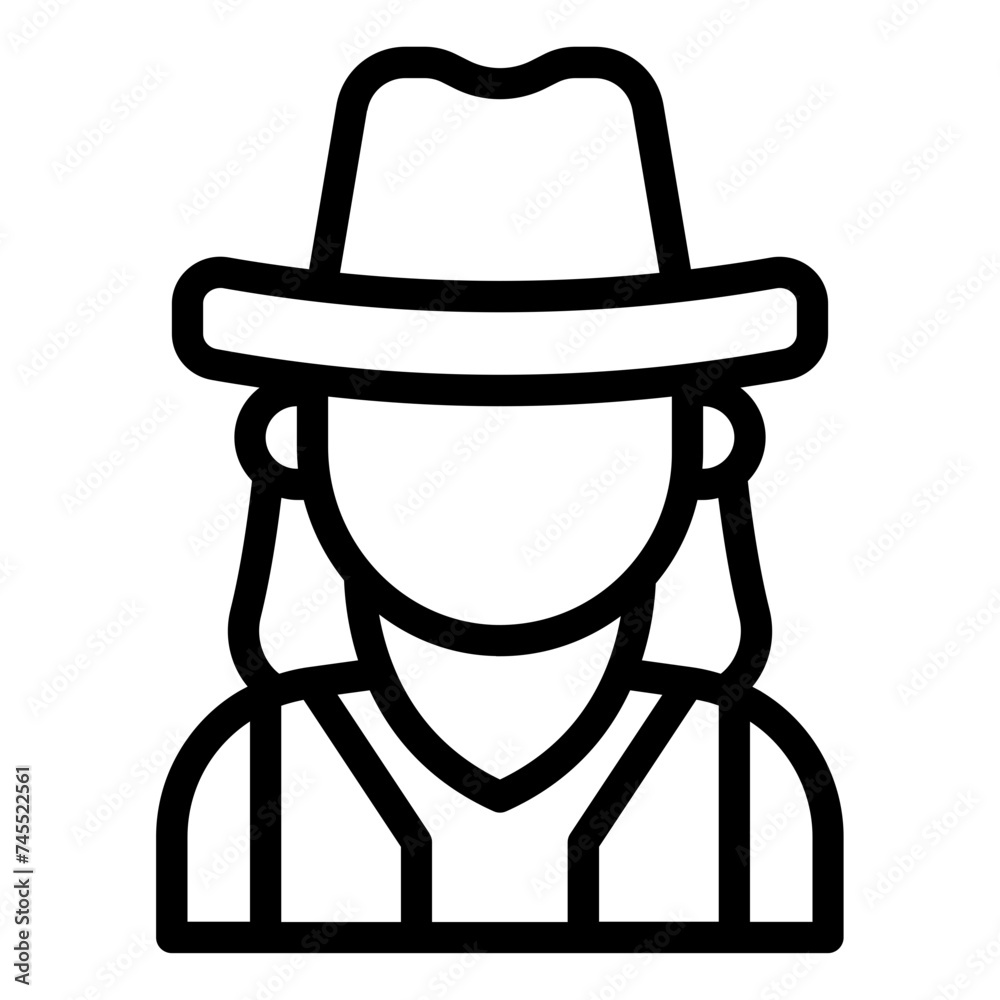 Cowgirl icon Cowgirl icon