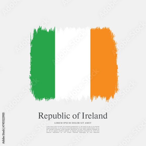 Flag of Ireland, vector illustration Free Download Flag of Ireland, vector illustration - GFXLoad