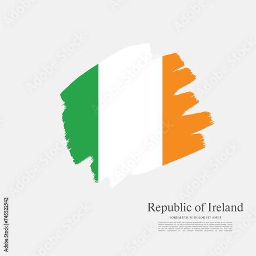 Flag of Ireland, vector illustration Free Download Flag of Ireland, vector illustration - GFXLoad