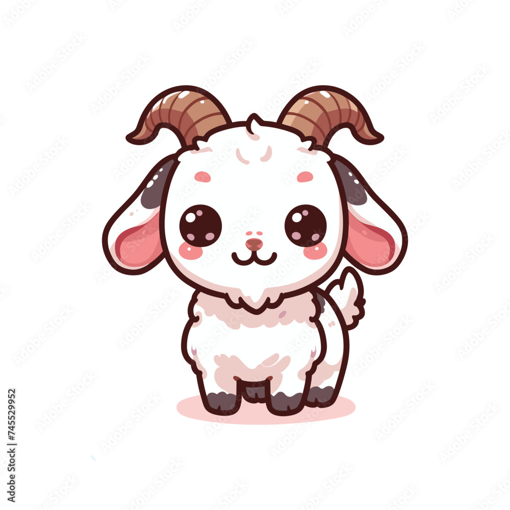 cute funny animal cartoon vector on white background cute funny animal cartoon vector on white background