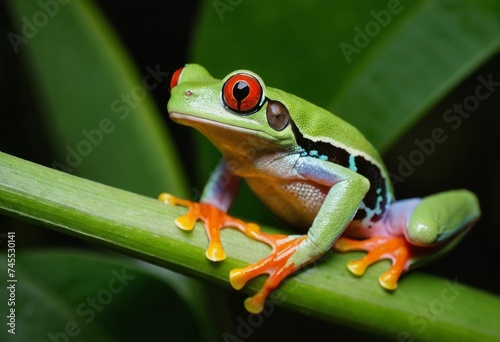 Red-eyed tree Frog © orelphoto