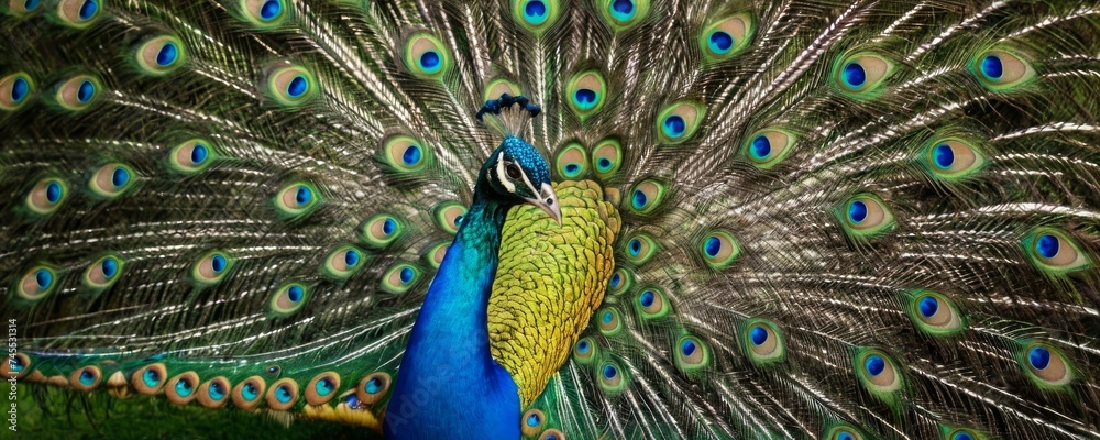 Fototapeta premium A beautiful peacock