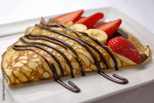 pancakes with chocolate