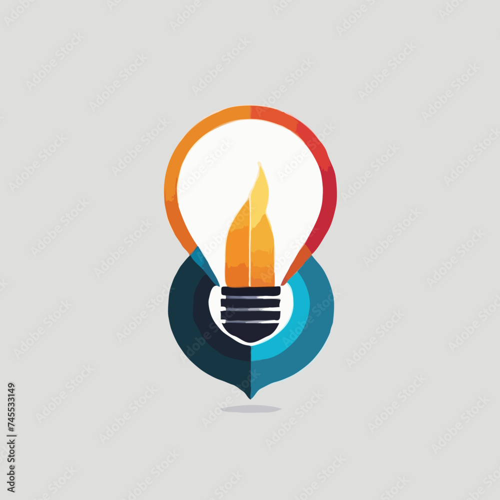 light bulb icon on white
light bulb icon on white