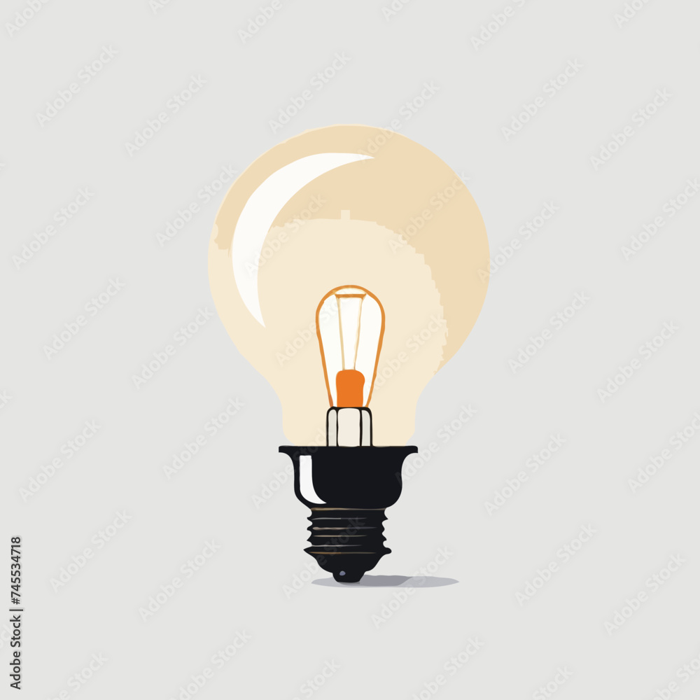 light bulb icon on white
light bulb icon on white
