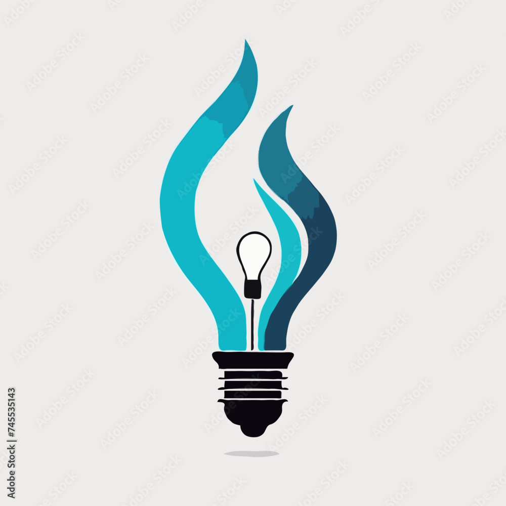 light bulb icon on white
light bulb icon on white