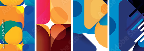 Geometric elements abstract backgrounds for wallpaper, business card, cover, poster, banner, brochure, header, website