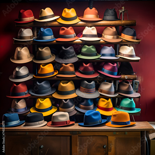 Eclectic Mix of Stylish Hats: A Selection Across Seasons and Occasions