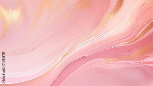 Elegant pink and gold abstract marble painting, luxury wedding card, women's day background, mother's day backdrop concept