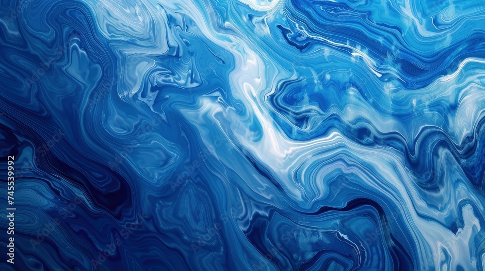 Abstract blue effect background - generative ai Abstract blue effect background - generative ai
