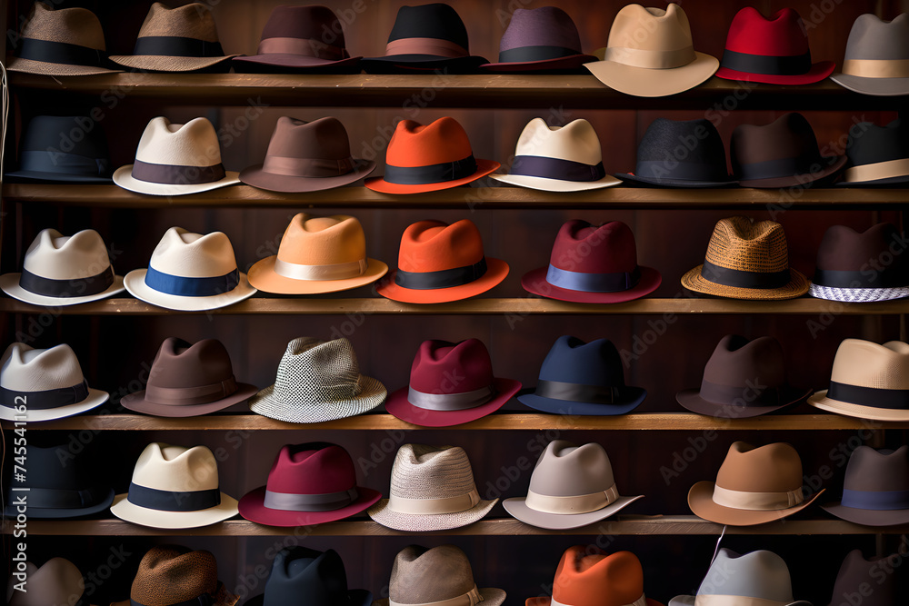 Eclectic Mix of Stylish Hats: A Selection Across Seasons and Occasions
